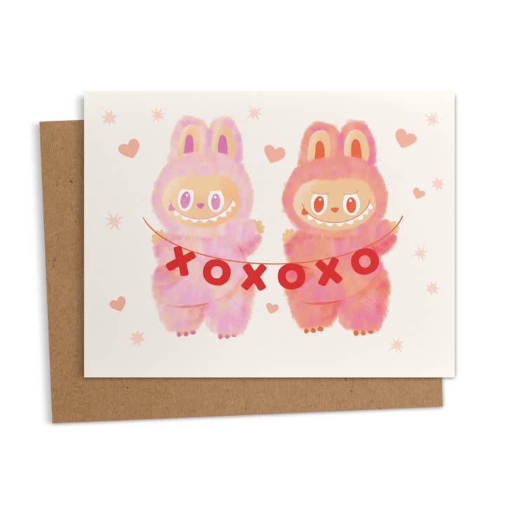 Labus In Love Valentine's Day Card for wholesale by Ana Peake