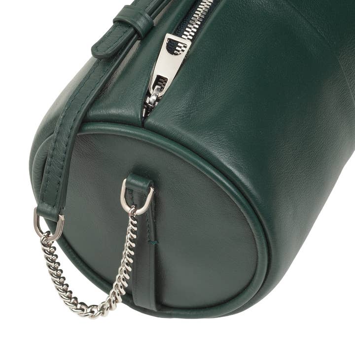 dudu - Wholesale Shoulder Bag - Women's - Dudu Women'S Leather Barrel Bag Small Shoulder Mangrove