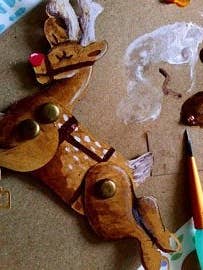 Rudolph Paper Doll for wholesale by PaperKins