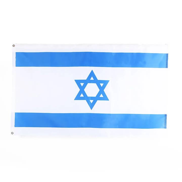 Flag Israel - 3Ftx5Ft - Polyester for wholesale by Swanson Christian Products