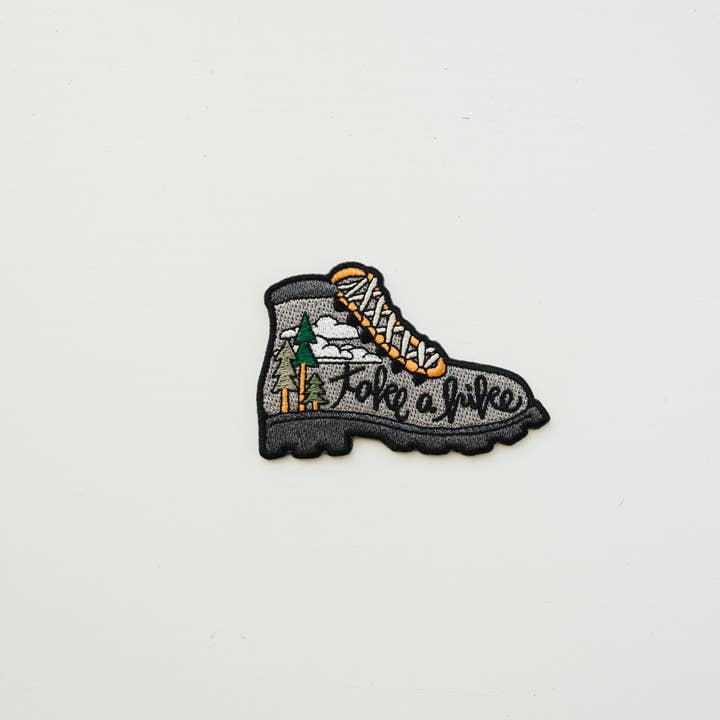 Sticker Girl - Wholesale Patch - Hiking Boot Embroidered Iron On Patch2