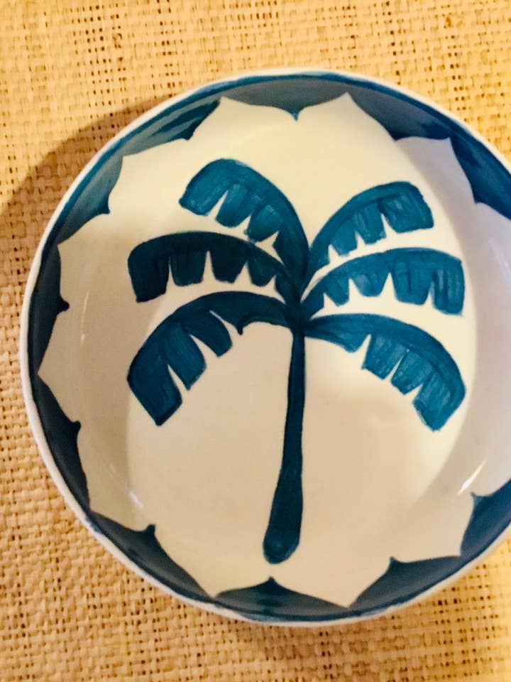 Saladier céramique peint à la main pour la vente par Maison Callaloo