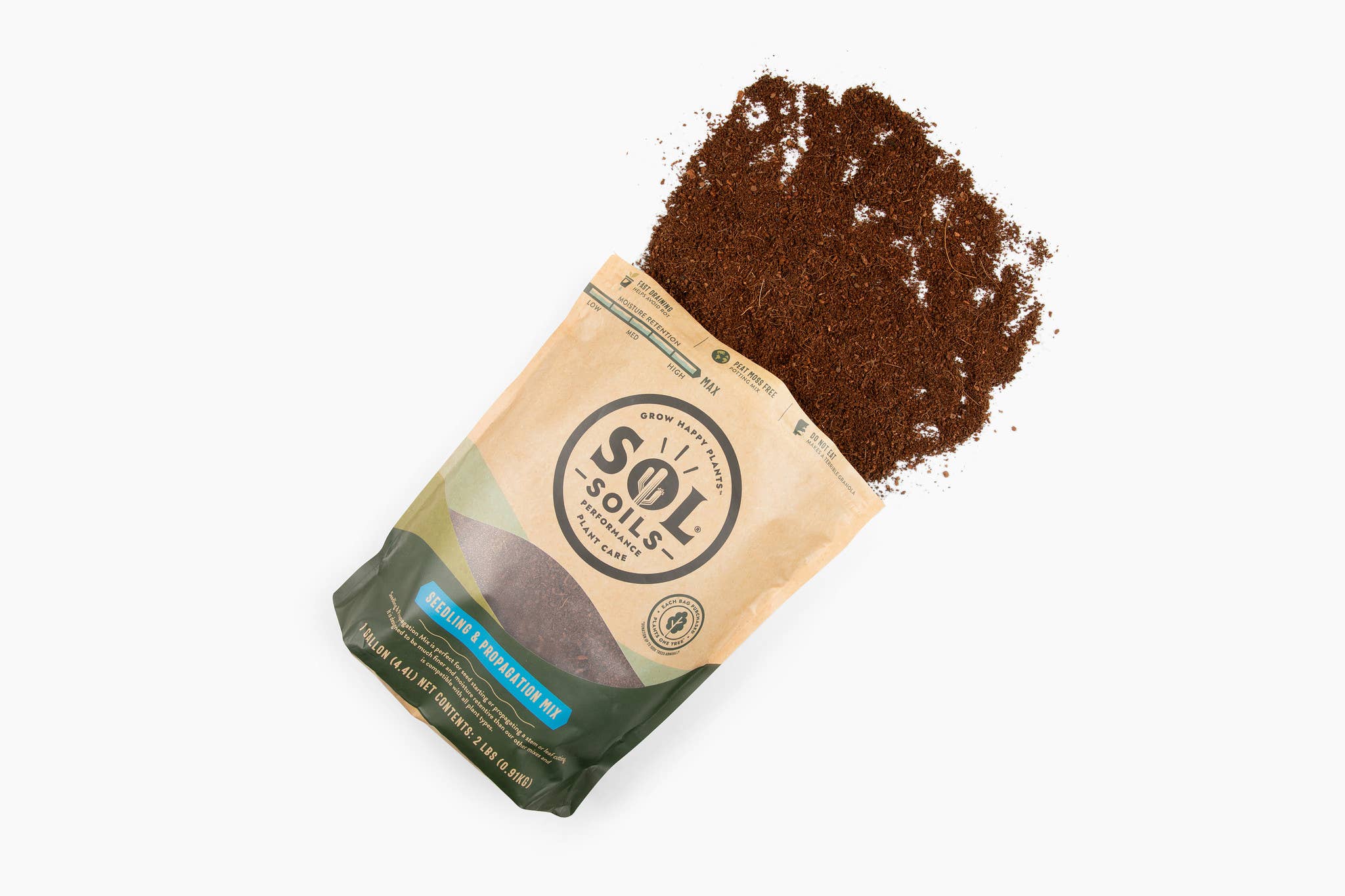 Sol Soils - Wholesale Planting/Potting Soil - Soil (1Gal) Seedling & Propagation Mix1