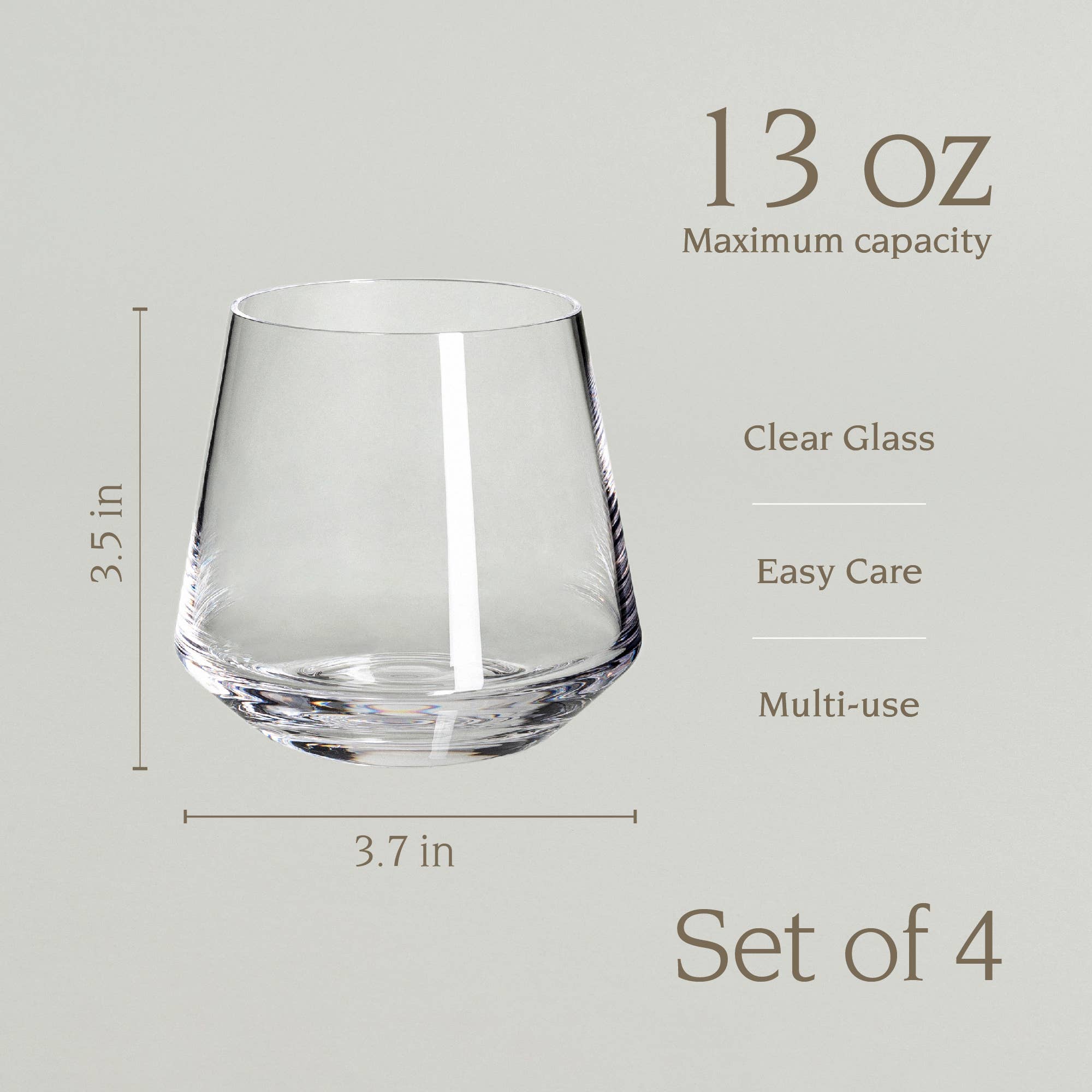over&back - Wholesale Wine Glass - Modern Mouth-Blown Glassware – Service for 40