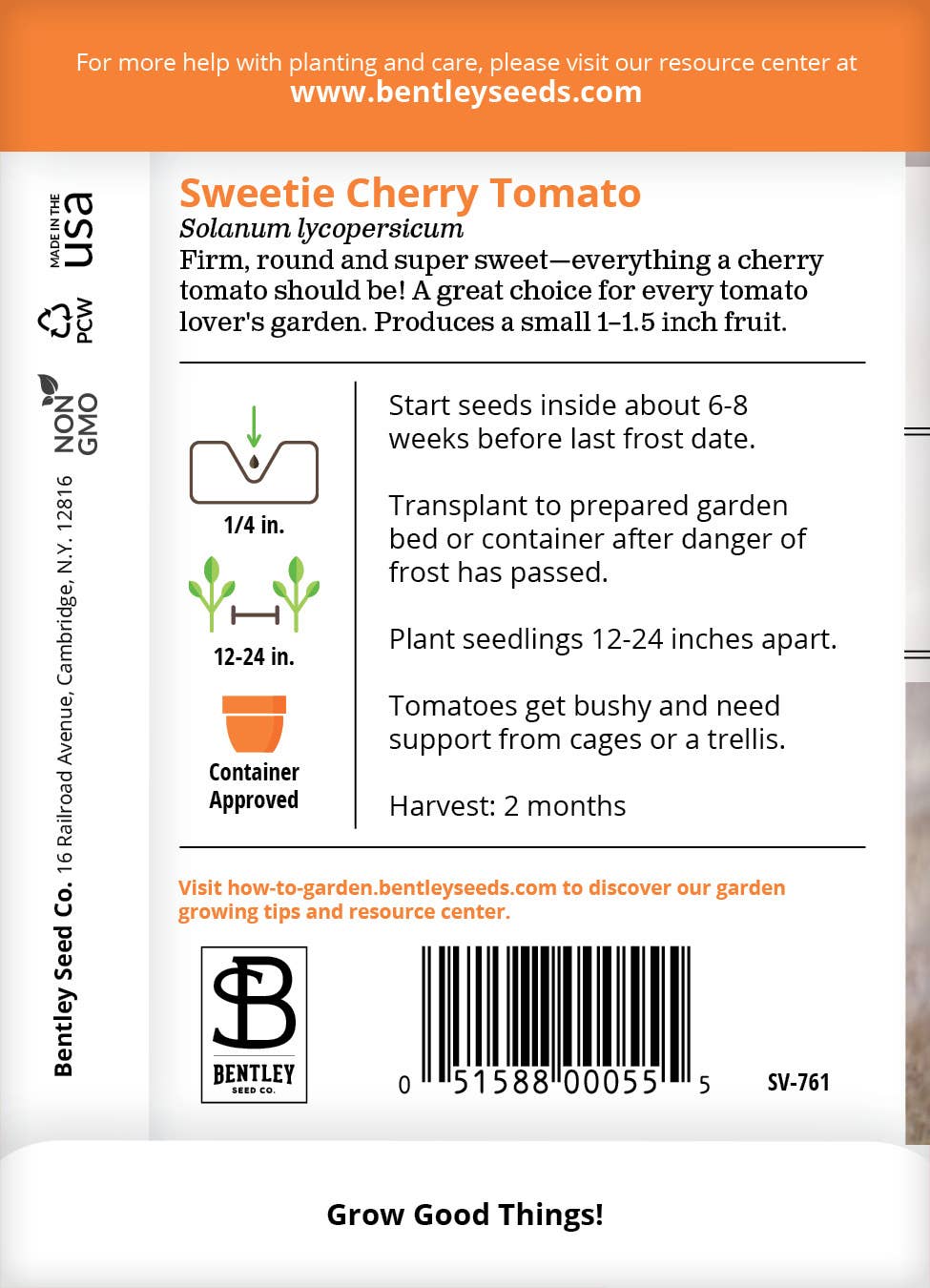 Bentley Seed Co. - Vente Graines de plantes - Tomate - Grand Cerise Rouge1