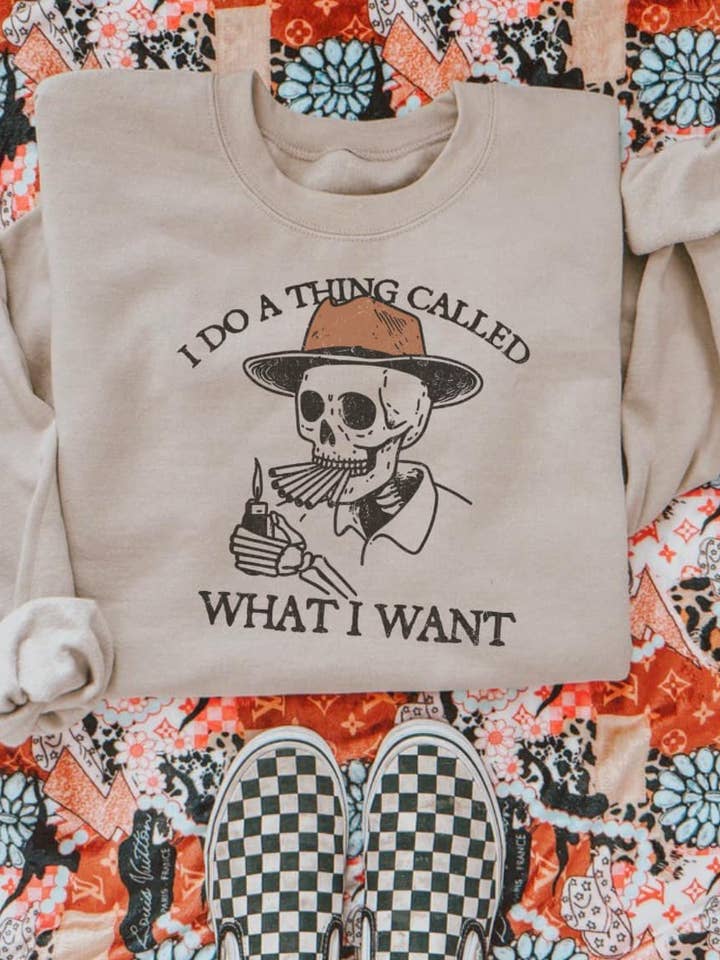 HAGO UNA COSA LLAMADA LO QUE QUIERO SUDADERA para venta al por mayor de Sugar & Velvet Collective Wholesale