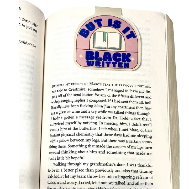 Sort Skrevet Magnetisk Bogmærke for engroshandel hos Diamonds Anjell