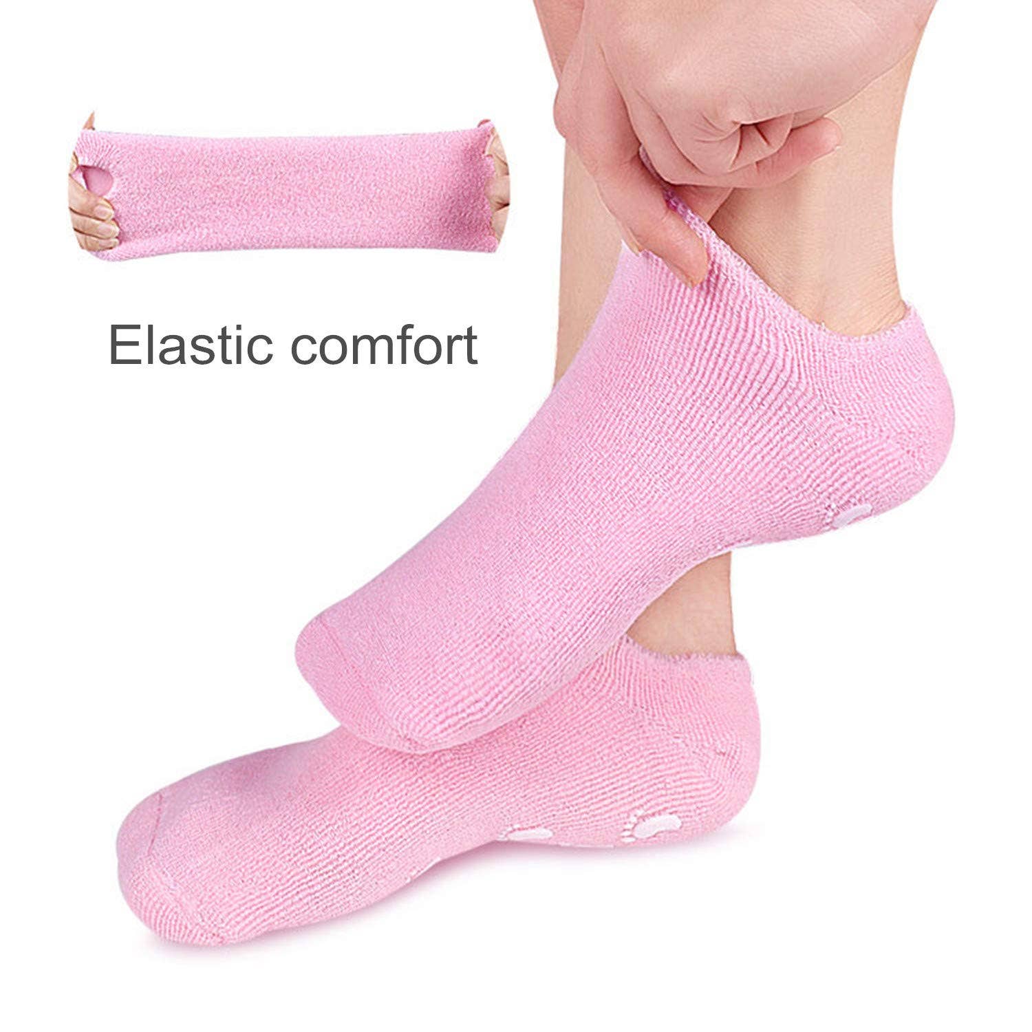 Rucci Professional - Wholesale Moisturizing Socks - RL403 Moisturizing Gel Booties – Hydrating Aromatherapy Foot10