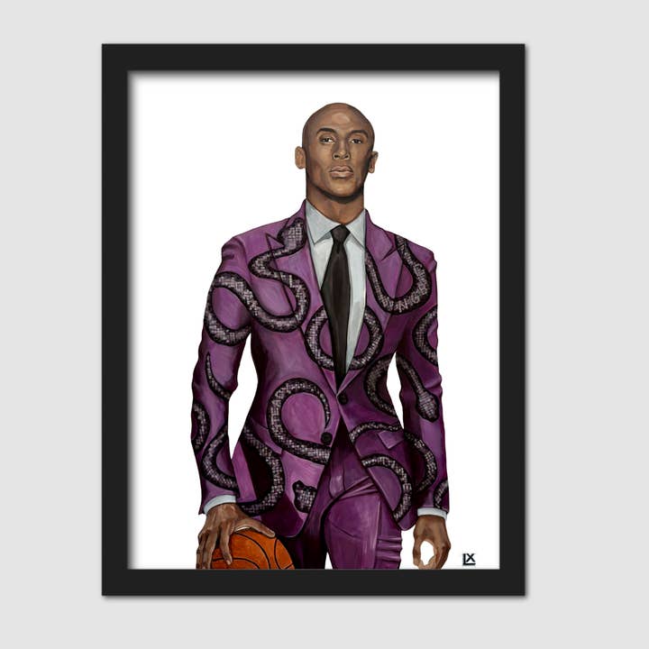 LX Artworks - Wholesale Art Print - Black Mamba (Kobe Bryant) Paper Print6