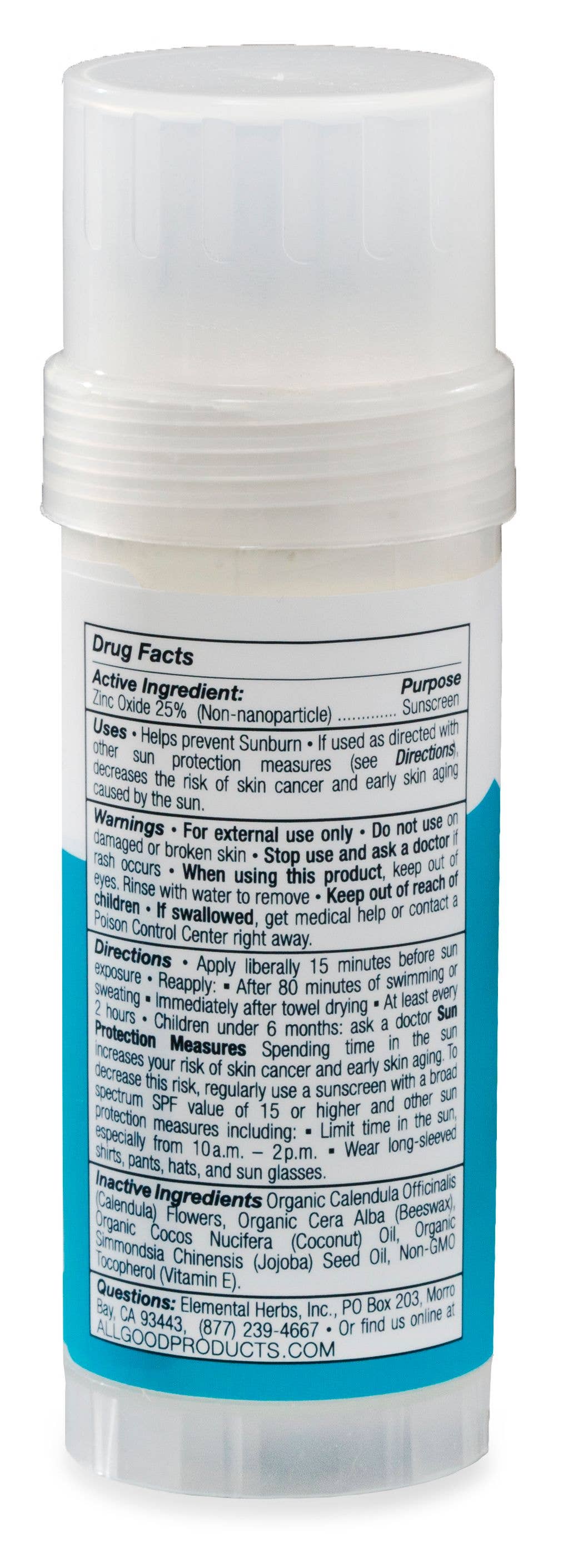 All Good Body Care - Wholesale Sunscreen - Sport Mineral Sunscreen Butter Stick SPF 502