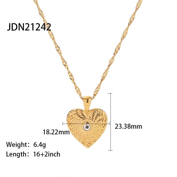 ACCITY - Wholesale Pendant/Charm Necklace - FRENCH FASHION VINTAGE STAINLESS STEEL NECKLACE_CWAJE061415