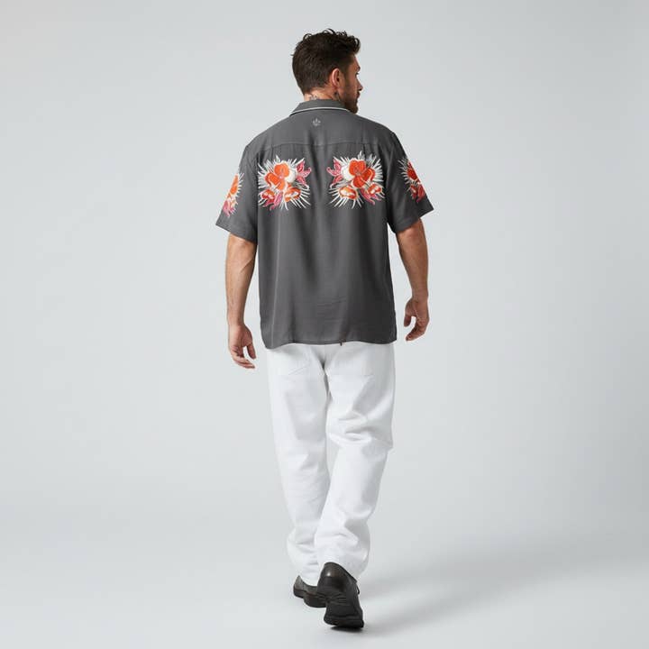 Virgoan Wish LLC - Wholesale Button Down Shirt - Men's - Caicos | Men's Short-Sleeved Shirt | Available in Europe5