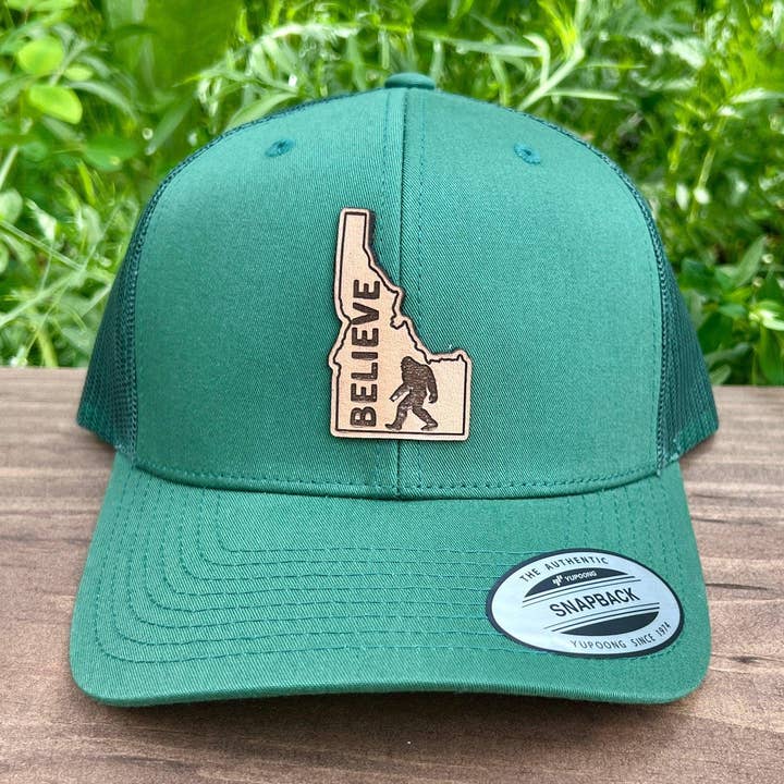 Idaho Bigfoot Lädermärke Keps – 208Tees för wholesale av 208T2.0