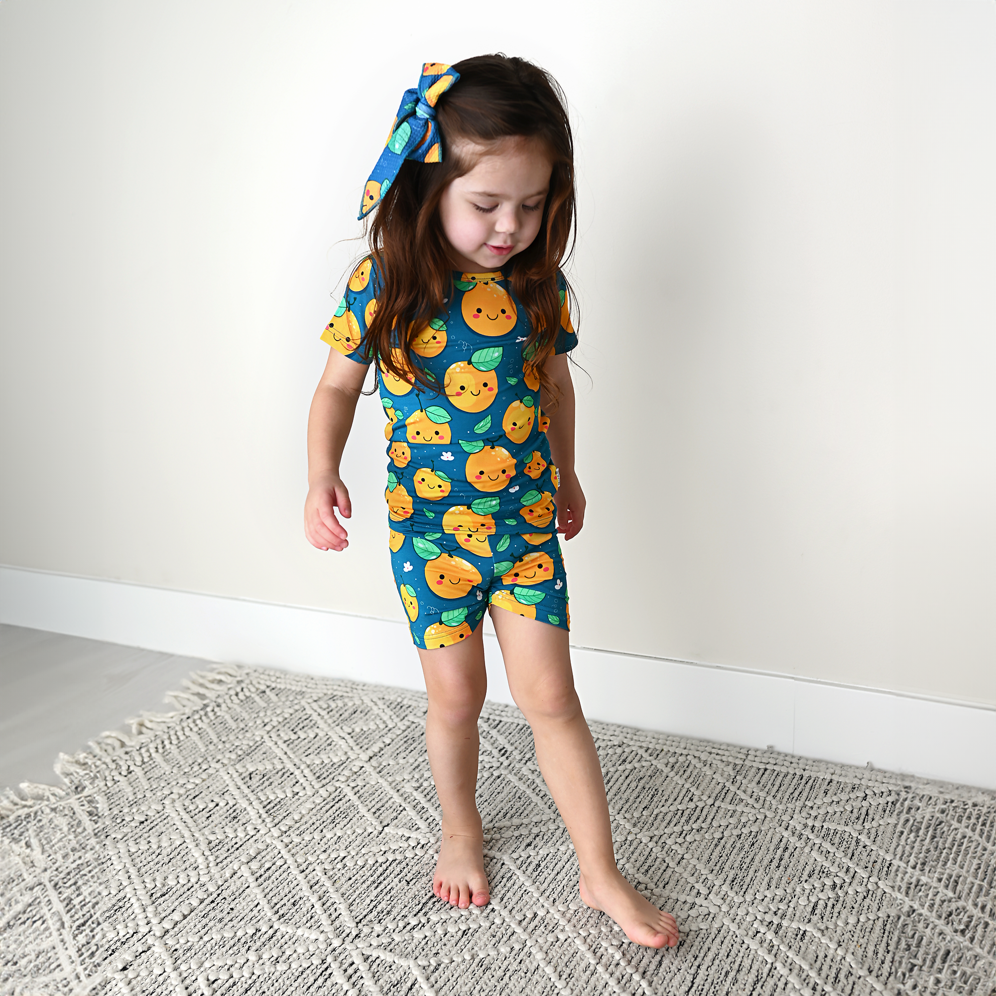 Gigi and Max – wholesale Pyjamasset - Barn – Bambu Pyjama Barnkläder Sleepies Småbarnshorts 2PC Set Cutie8