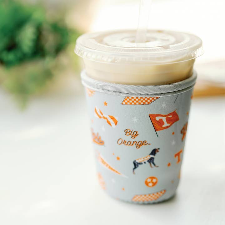 Gracefully Made Art - Wholesale Drink Huggers & Koozies - Tennessee Coffee Sleeve, Collegiate 2