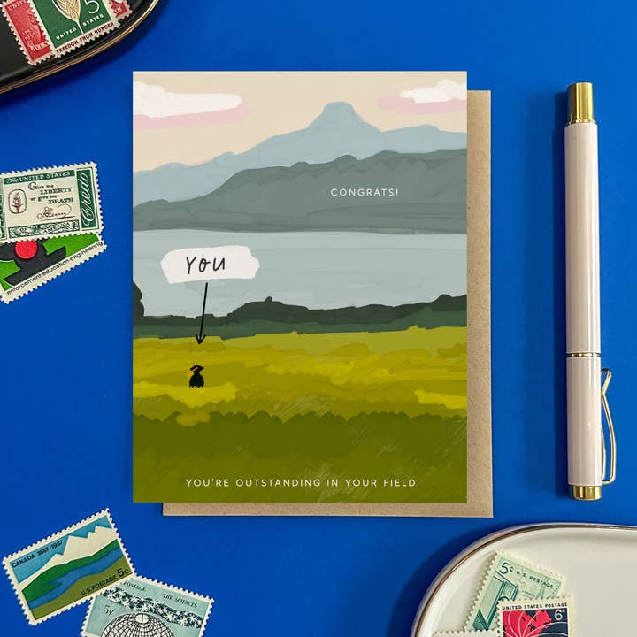 Barone and Co. - Wholesale Graduation Card - Outstanding Field Graduation Card4