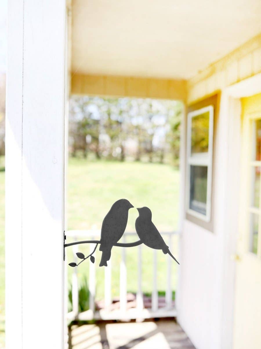Highland Ridge  |  Handmade Home Decor - Wholesale Outdoor Ornament/Decor - Metal Bird Statue - Love Birds Statue1