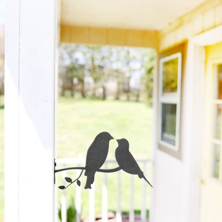 Highland Ridge | Handmade Home Decor - Wholesale Outdoor Ornament/Decor - Metal Bird Statue - Love Birds Statue1