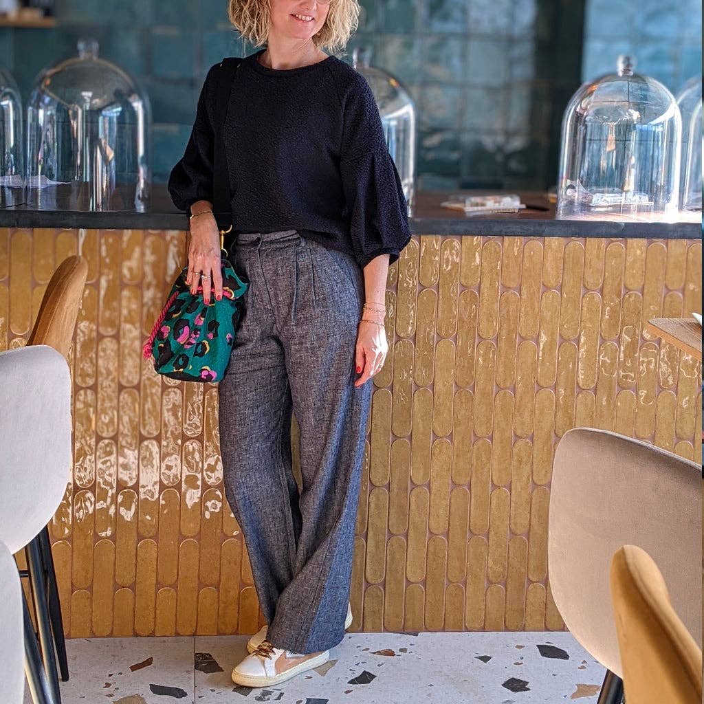 Super Bison – Kit de costura artesanal por atacado – Molde Calças Léon do 32 ao 5217