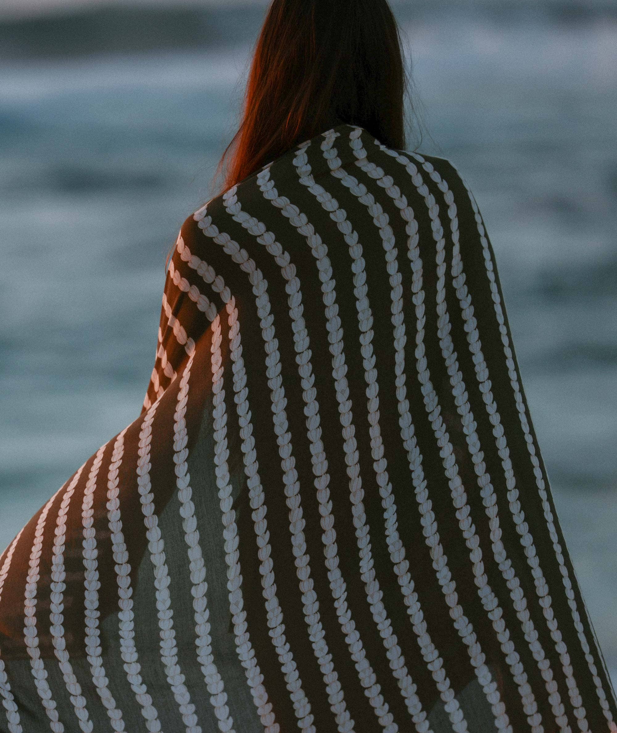 Tag Aloha Co. - Wholesale Swim Cover Up - Women's - Pikake Lei Pareo2