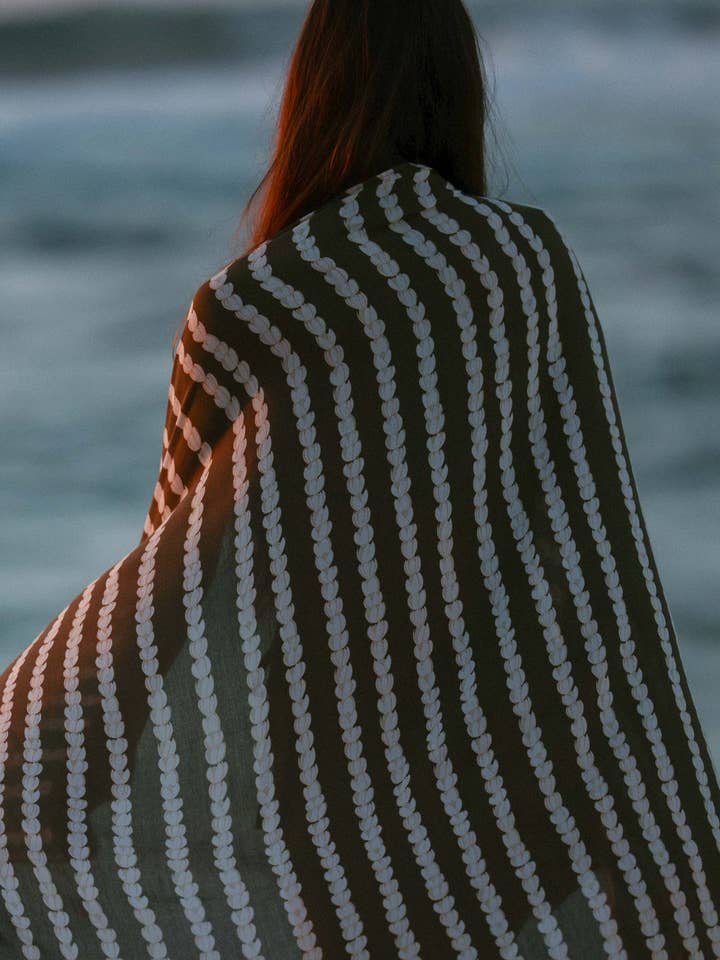 Tag Aloha Co. - Wholesale Swim Cover Up - Women's - Pikake Lei Pareo2