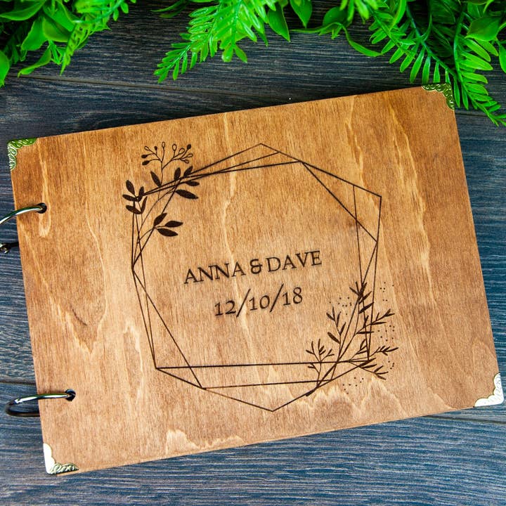 HoneyTheWood - Venta al por mayor Álbumes de fotos - Álbum de fotos de madera personalizado para bodas