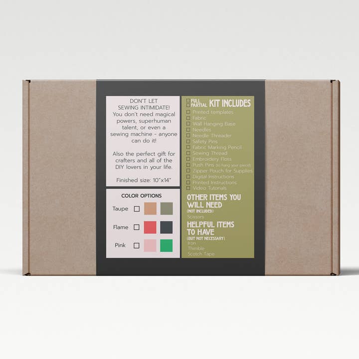 it's all in the stitch - Wholesale DIY Craft Kit - Nordic Flowers DIY Sewing Kit5