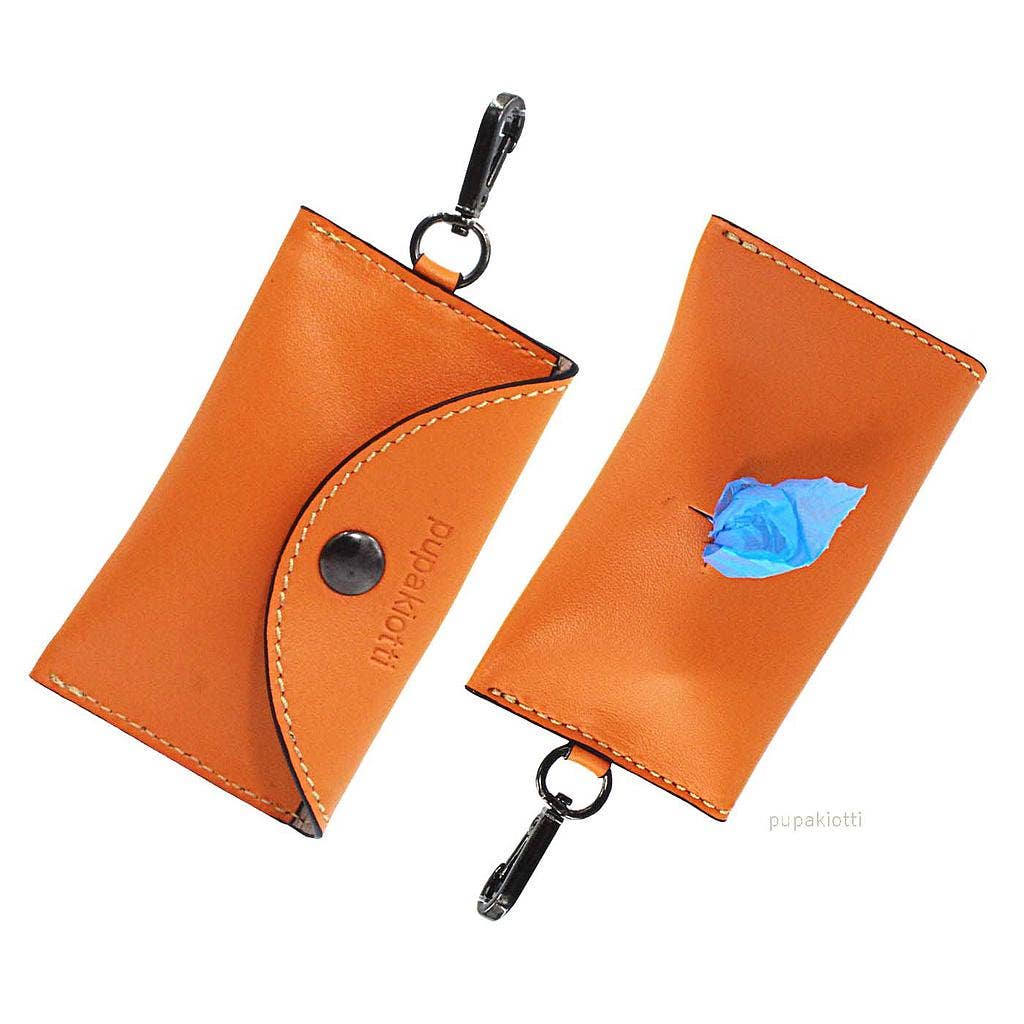 Pupakiotti Pets, Brand in Italy Srl. – wholesale Godisväska  - Hund – Premium äkta läderpåshållare med ficka för hundar11