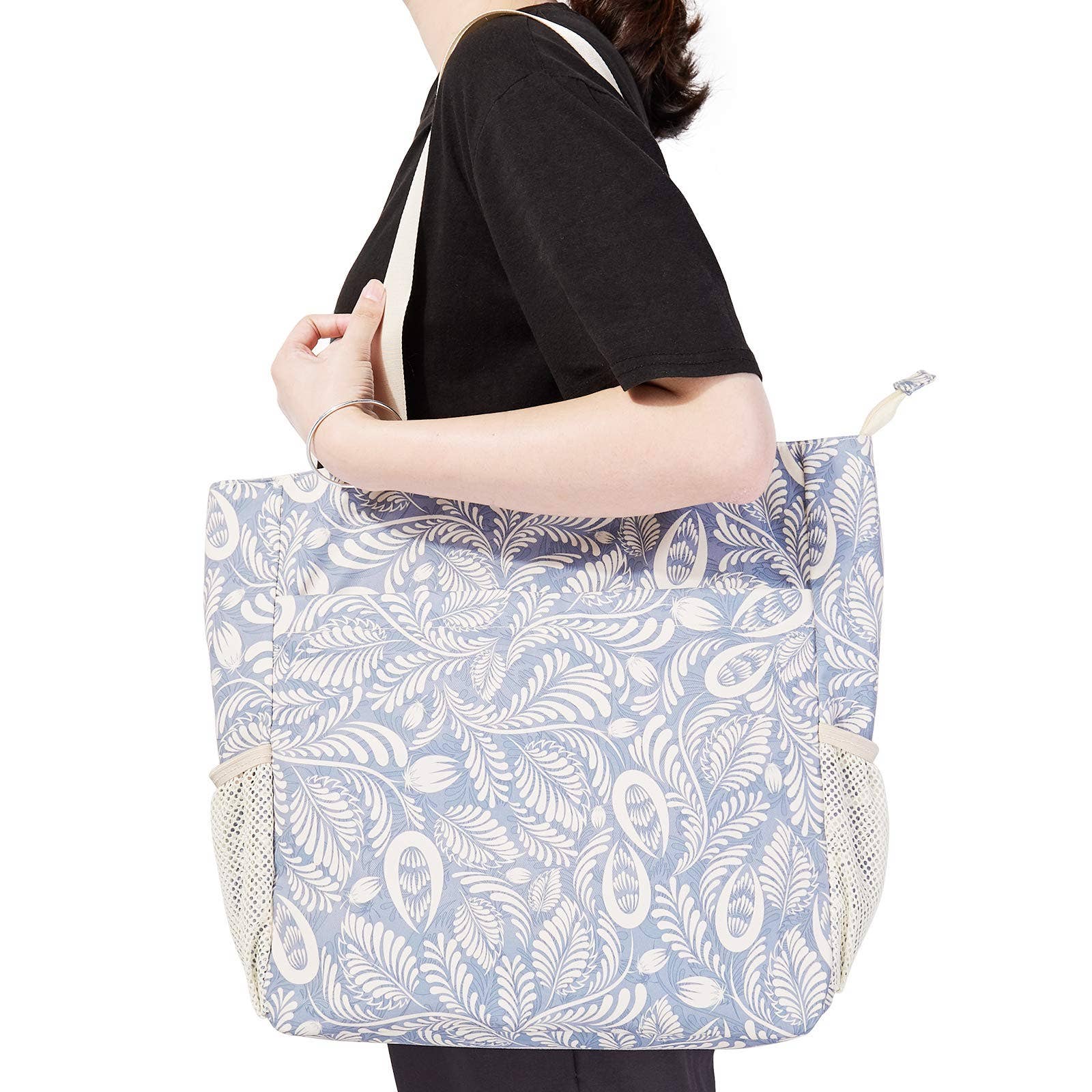 wandf - Wholesale Beach Bag - WANDF Water-resistant Beach Shoulder Tote Bag for Women2