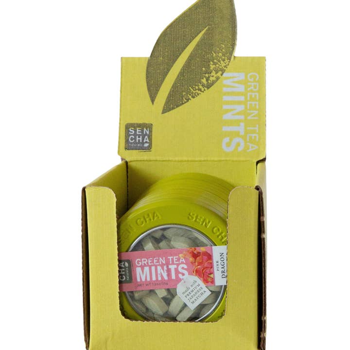 Sencha Naturals - Wholesale Mints - 6pk Green Tea Mints Canisters - Pink Dragonfruit Flavor0
