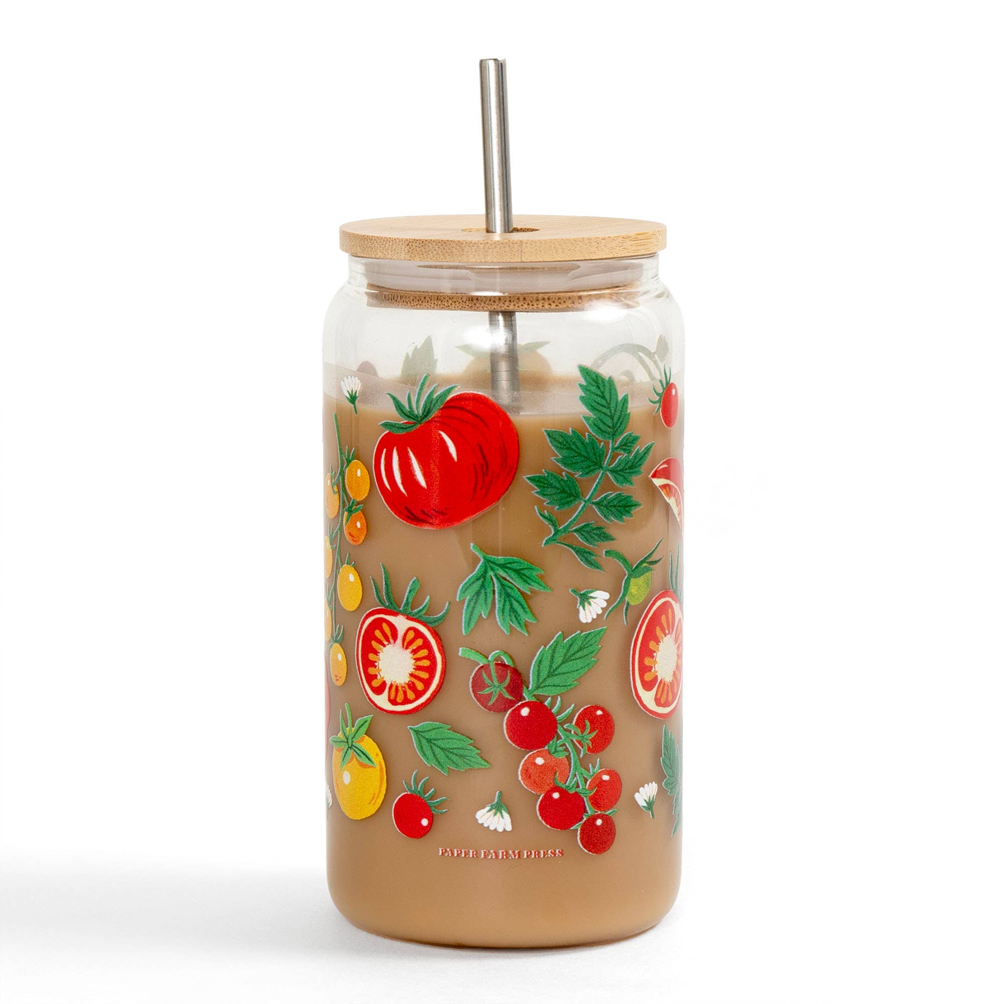 Paper Farm Press - Wholesale Drinking Glass/Cup - Tomato Vine Glass Can4
