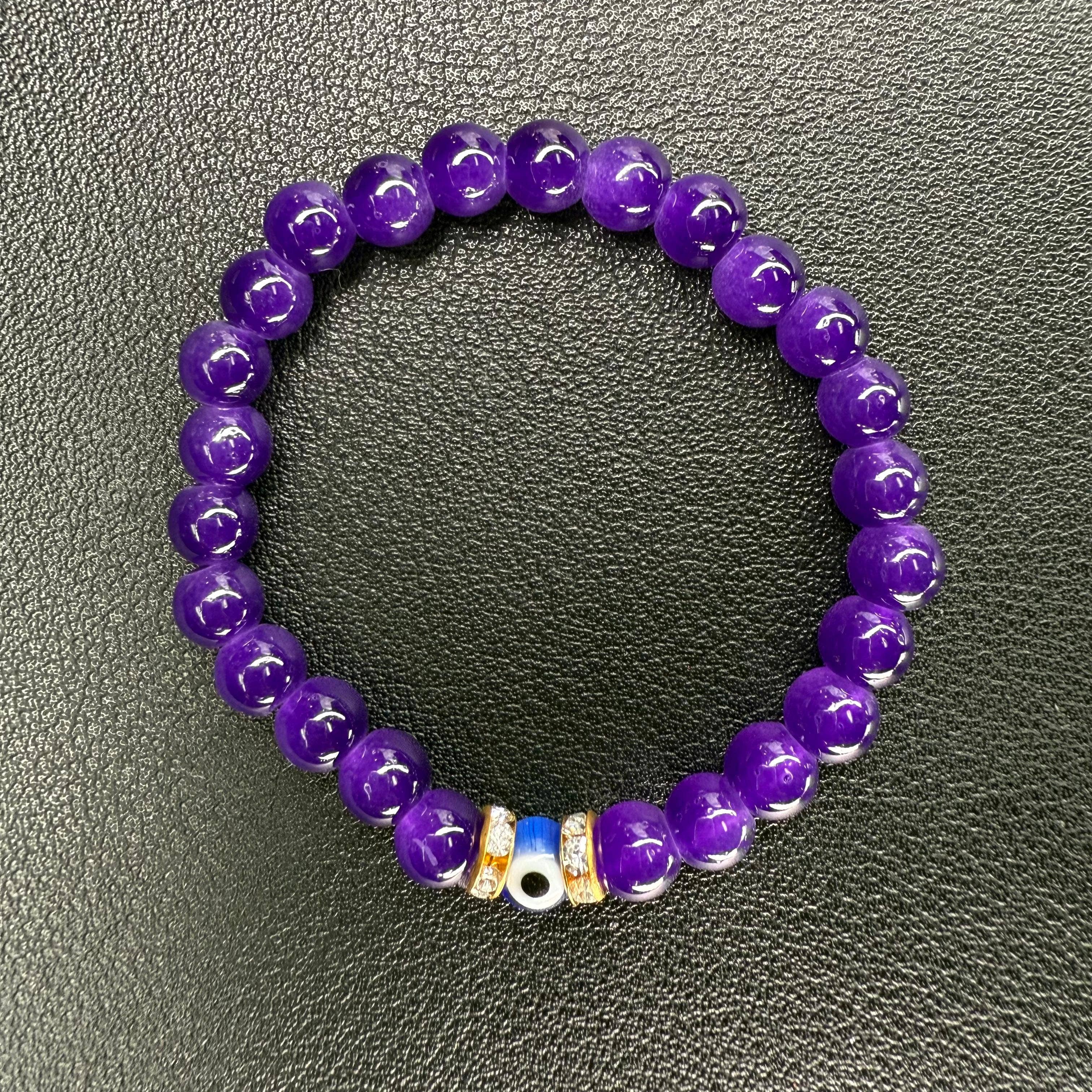 Loli - Vente Bracelet de perles – enfant - Bracelet Élastique pour Enfants avec Perles Œil Maléfique - Pack Simple & Packs Mixtes15