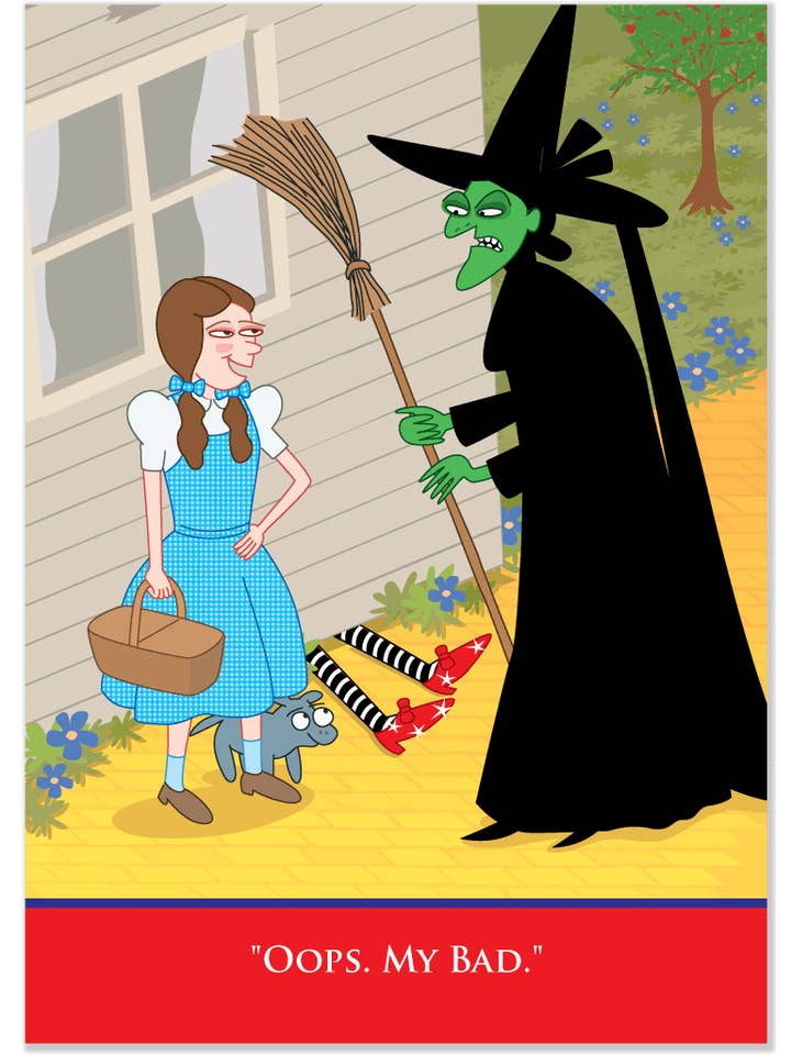 645 My Bad (carte d'anniversaire) pour la vente par Clayboys Cards