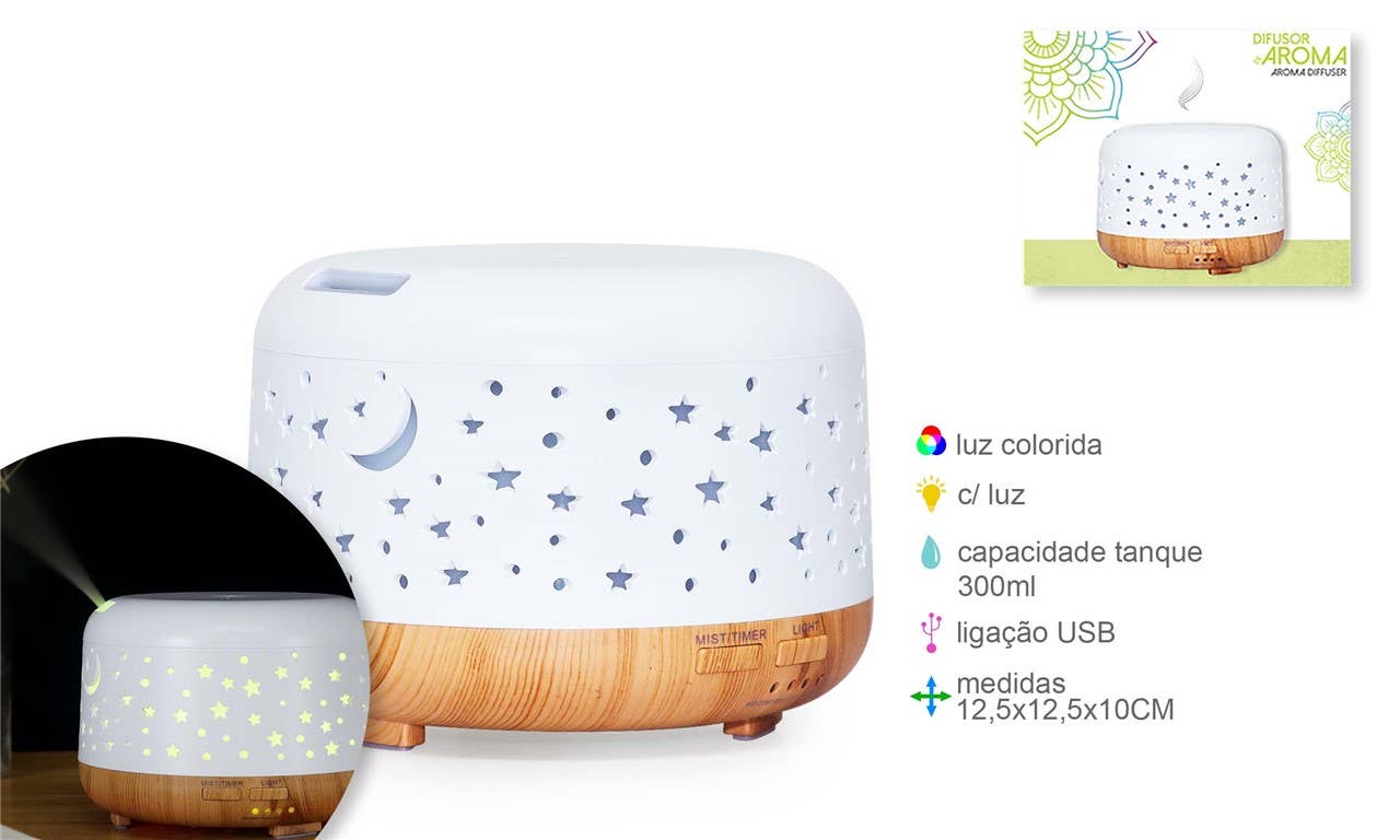 Esoterica Arte - Wholesale Electronic Diffuser - Electric Air Freshener Estrelas Usb 300ml0