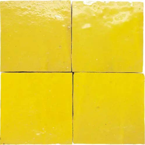 Moroccan Sink – wholesale Wall tile – Zellige Lemon Yellow