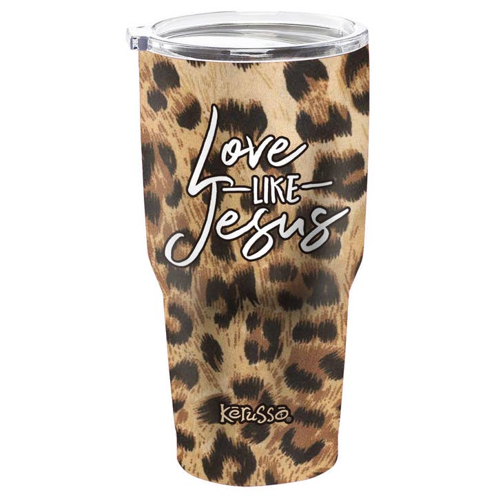 Kerusso Love Like Jesus Gobelet en acier inoxydable 30 oz pour la vente par Kerusso