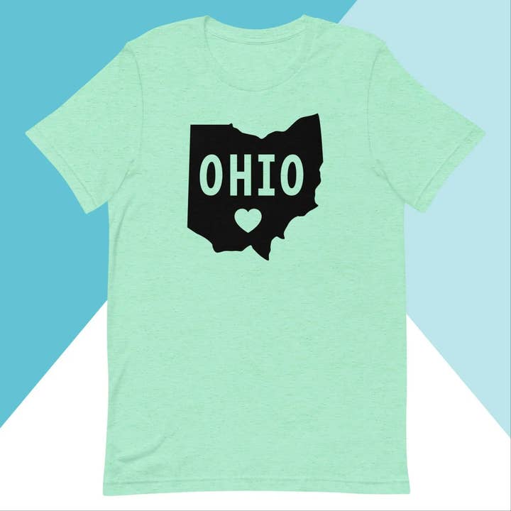Ohio State Shape Unisex Shirt for wholesale by North Owl Apparel