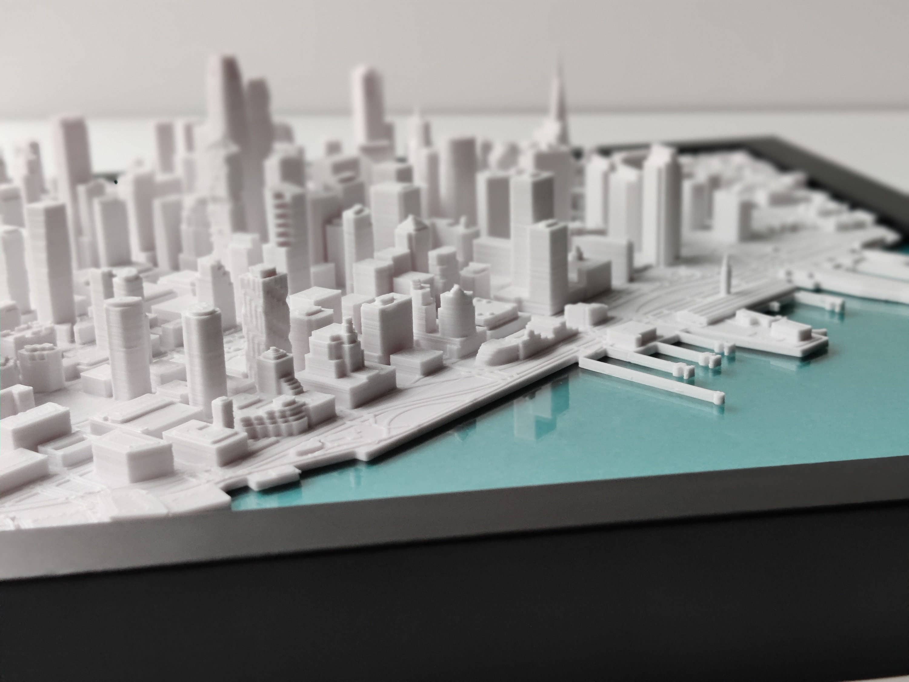 Micropolitan - Vente Cartes - Carte de la ville 3D de San Francisco | Art mural, décoration d'intérieur pour le bureau2
