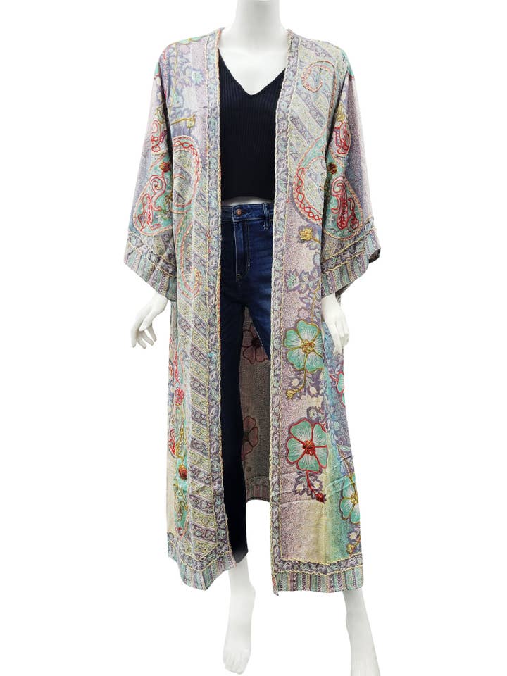 Raj Trading & Imports (USA) Inc. - Wholesale Kimono - Women's - Marley Thick Stitch Duster5