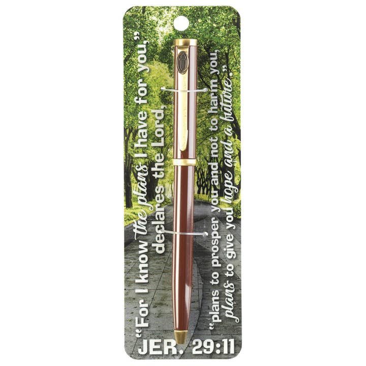 CAR JE CONNAIS LES PLANS JEREMIAH 29 : 11 STYLO pour la vente par Magnolia
