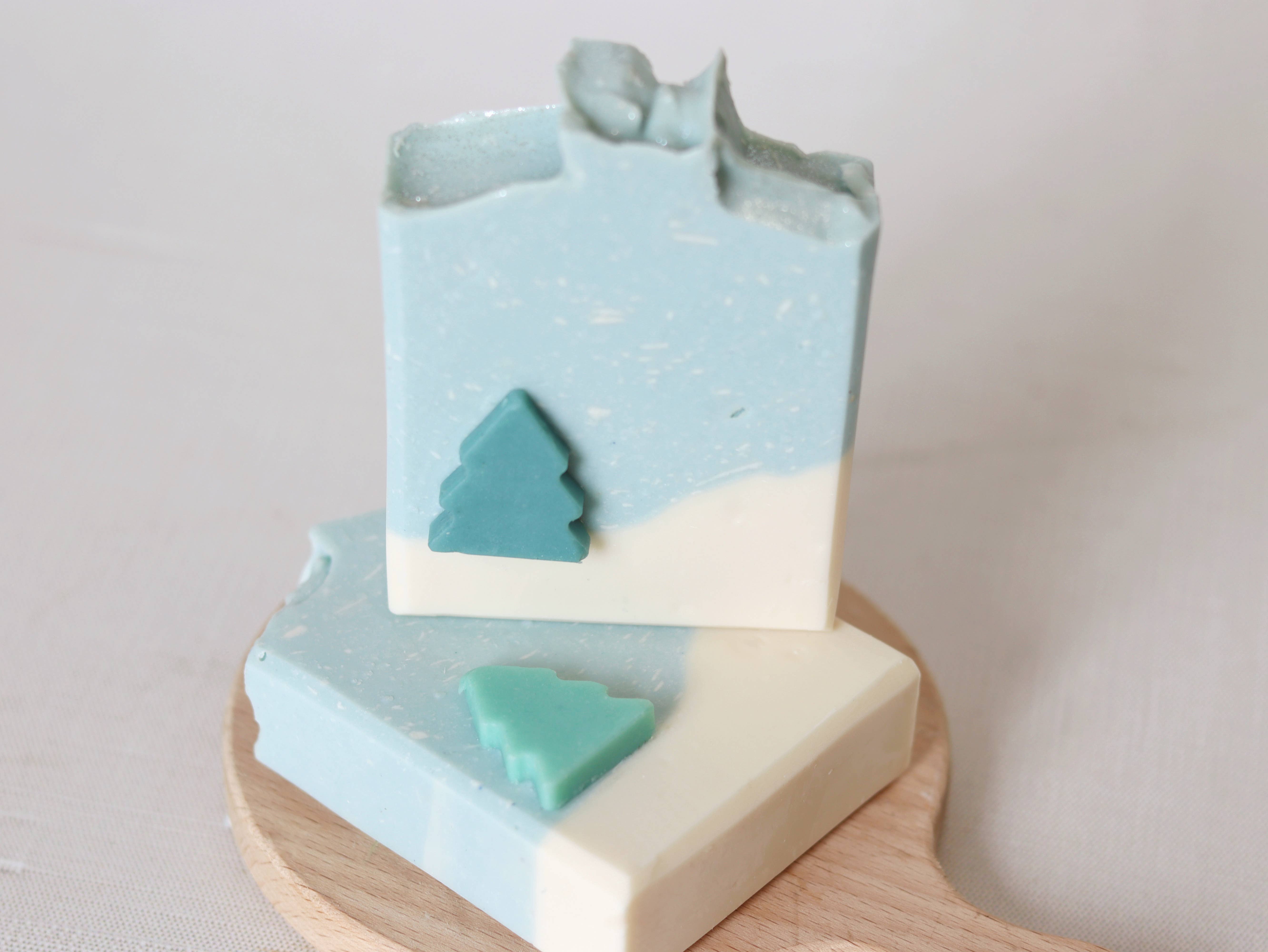 Sudsy Soap Works LLC - Wholesale Bar Soap - Winter Wonderland Christmas Soap2