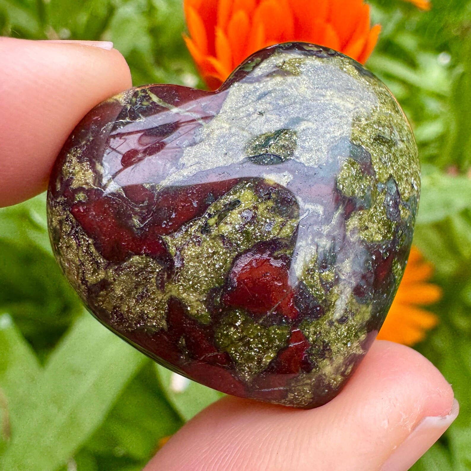 Elf Kendal Hippies - Vendita all'ingrosso Pietra/cristallo spirituale - Cuore di cristallo 30mm cuore di pietra preziosa cuori di pietra mista di Elf10