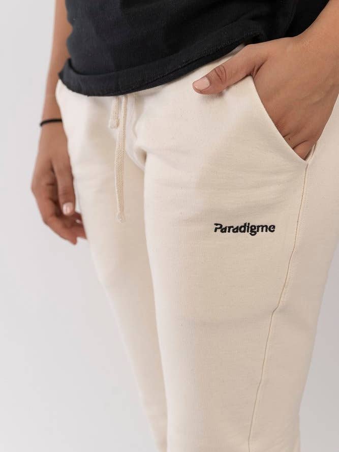 Cream pants for wholesale by Paradigme