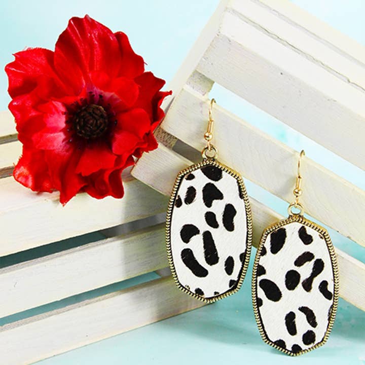 Your Fashion Wholesale - Wholesale Dangle Earrings - Bold Print Earrings