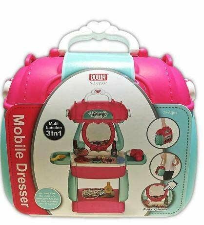 Toyventures – Engroshandel Legetøjssæt - Børn – Toyventures sminkesæt og hårdresser til børn – prinsessestil med spejl og tilbehør7