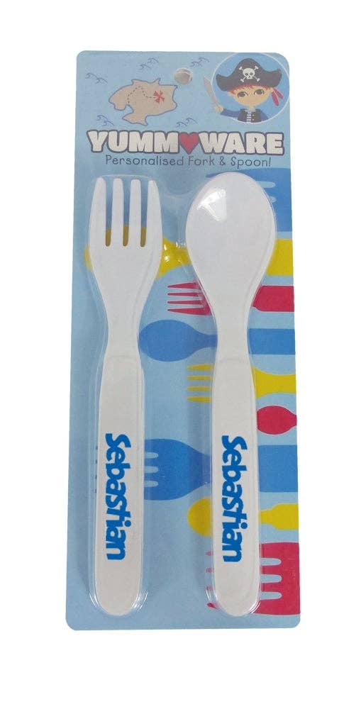 Instant Gifts International – Großhandel Besteckset – Kind & Baby – Melaminbesteck - Namen81