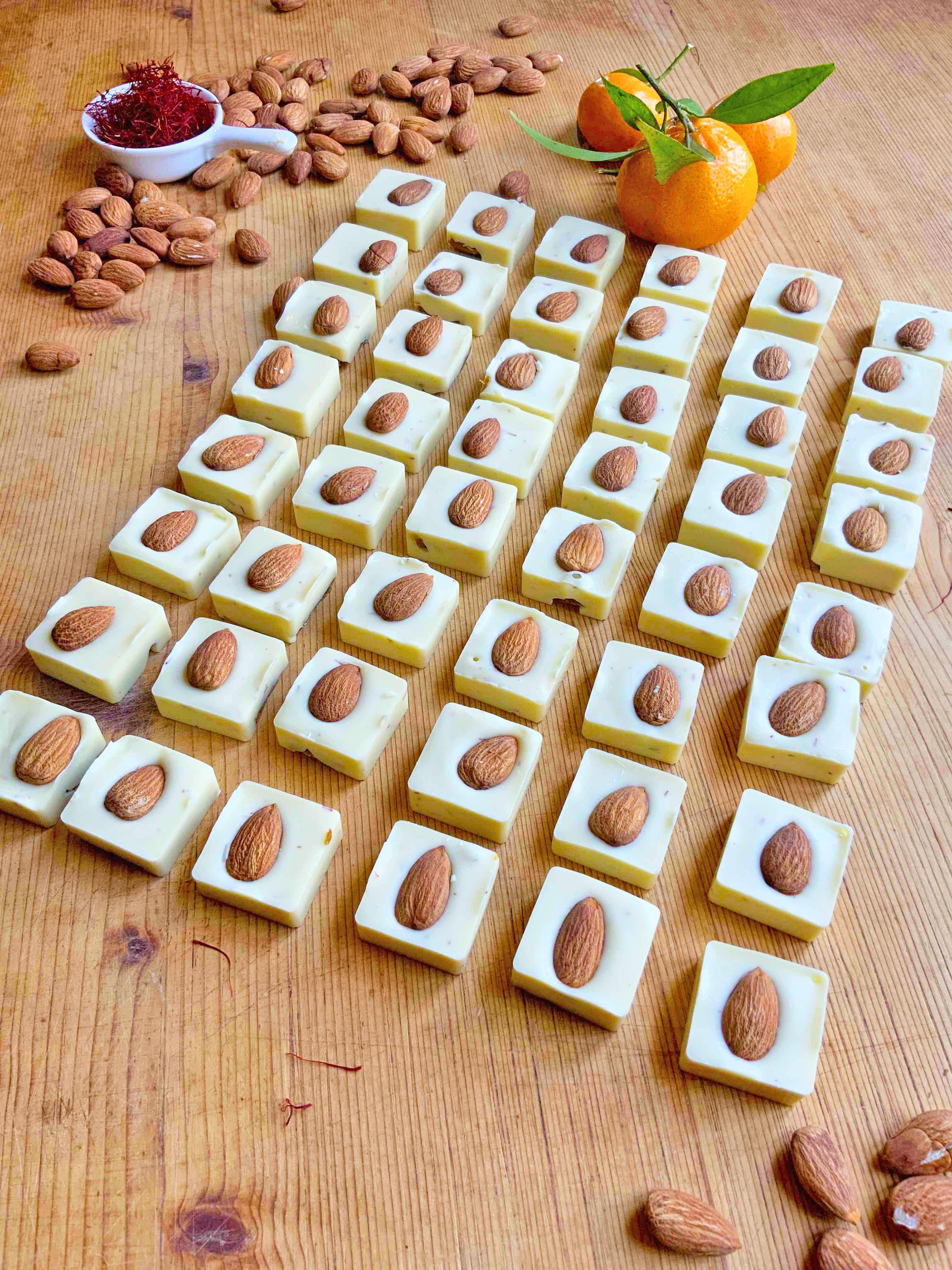 Alchimie di Circe - Wholesale Chocolate - Sortilegi White Magic Chocolates - Mandarin and Almond2