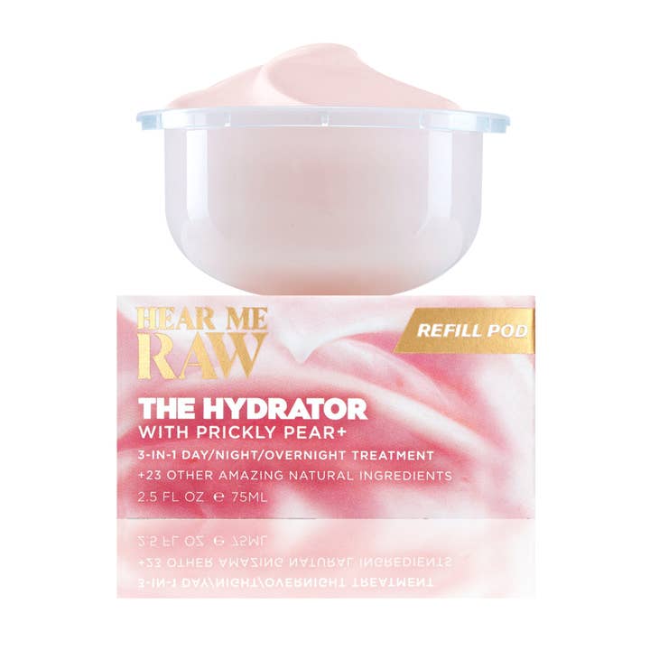 HEAR ME RAW - Wholesale Facial Moisturizer - The Hydrator with Prickly Pear Refill Pod - 2.5 fl oz8