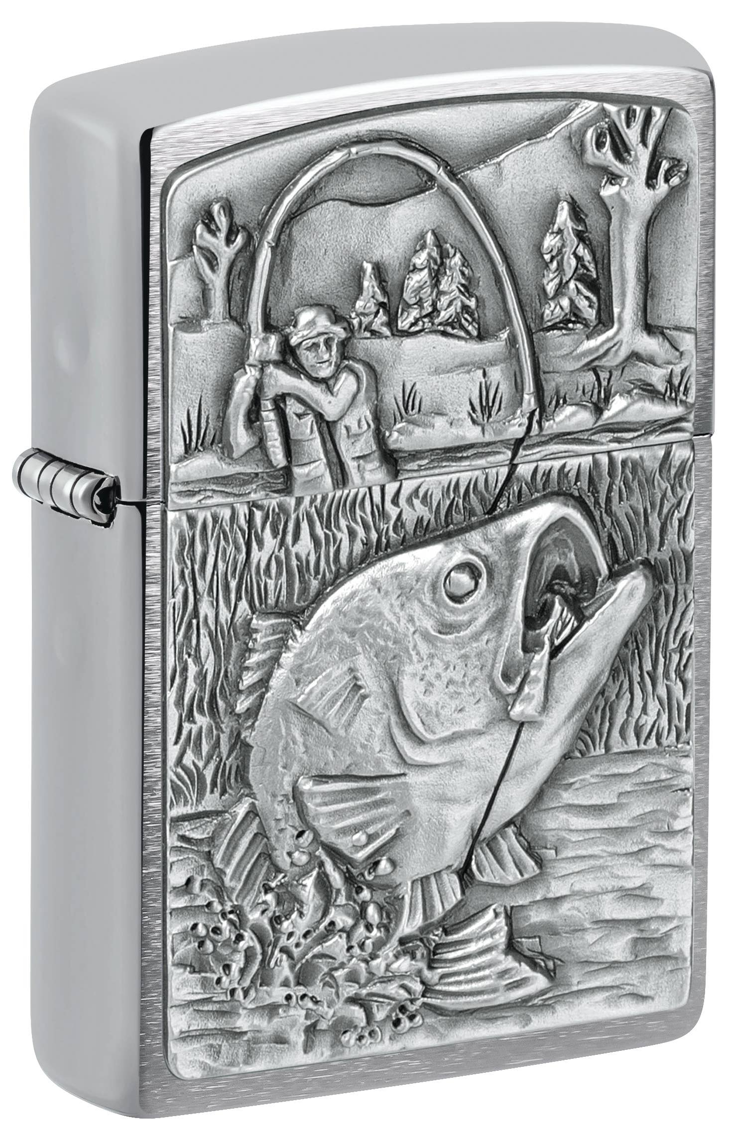 Zippo UK – wholesale Lighter – Zippo - 200 Bass Fishing Emblem Genuine Lighter0