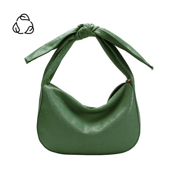 Melie Bianco - Wholesale Crossbody Bag - Women's - Marni Green Recycled Vegan Crossbody Bag